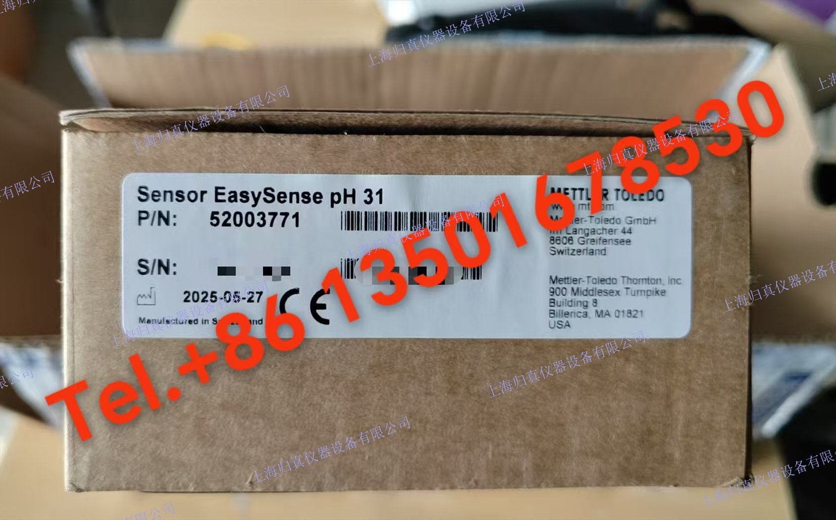 梅特勒-托利多METTLER TOLEDO pH傳感器：easySense pH 31：52003771；PH31