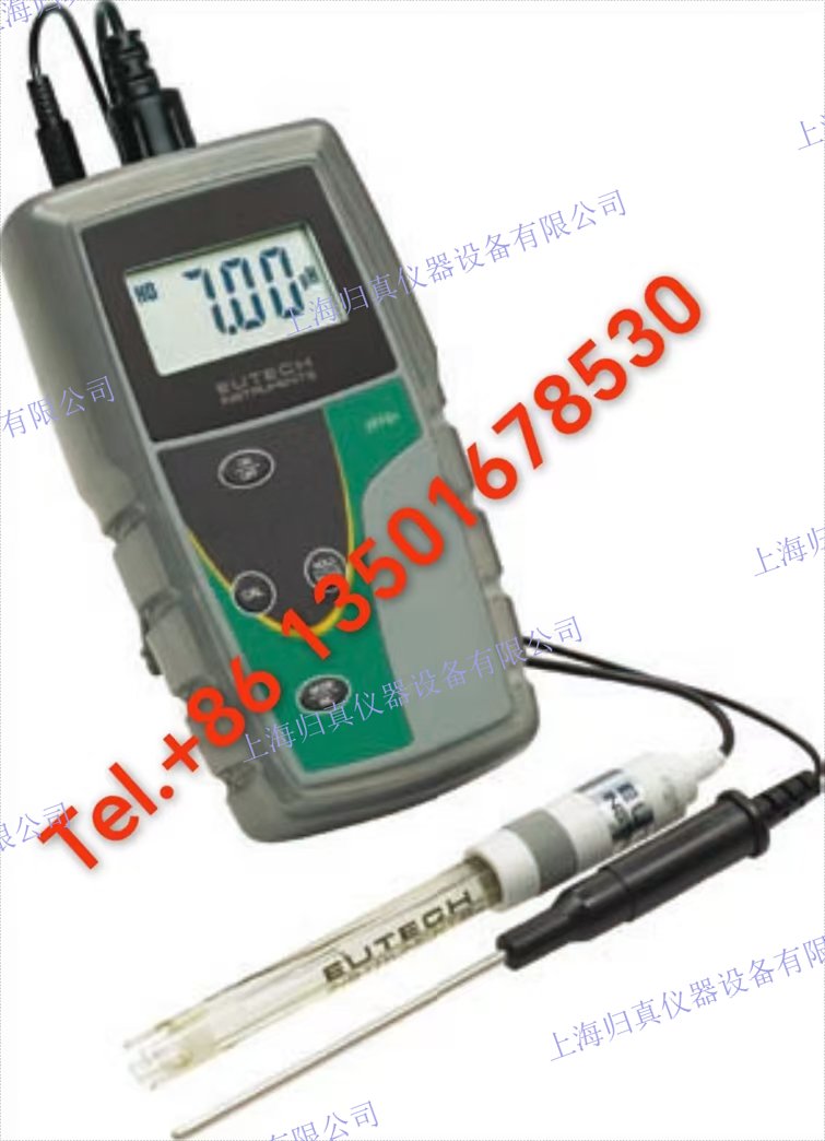 Eutech 優特 掌上型便攜式單排 pH 測量儀 pH5＋：pH5+