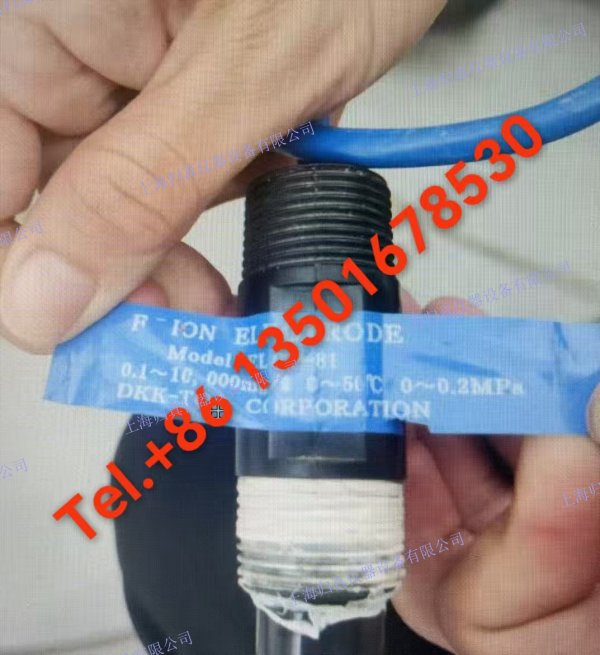 東亞DKK ELCP-81-5F 全新氟離子電極 ELCP-81-5F 氟離子電極ELCP81-5F（5m） 規範●內電極：銀/氯化銀電極 ●感應膜名稱：氟化鐳