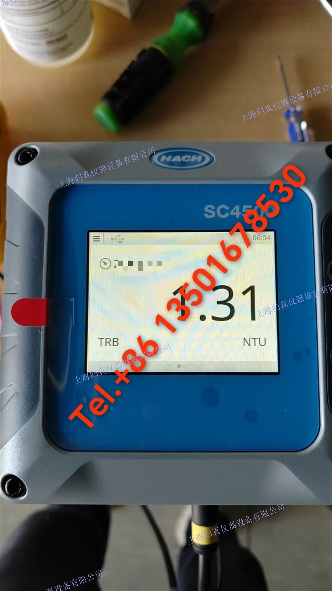 Hach哈希SC4500控制器，Prognosys，5xmA 輸出，2個數字感測器，100-240VAC，無電源線LXV525.99A12554