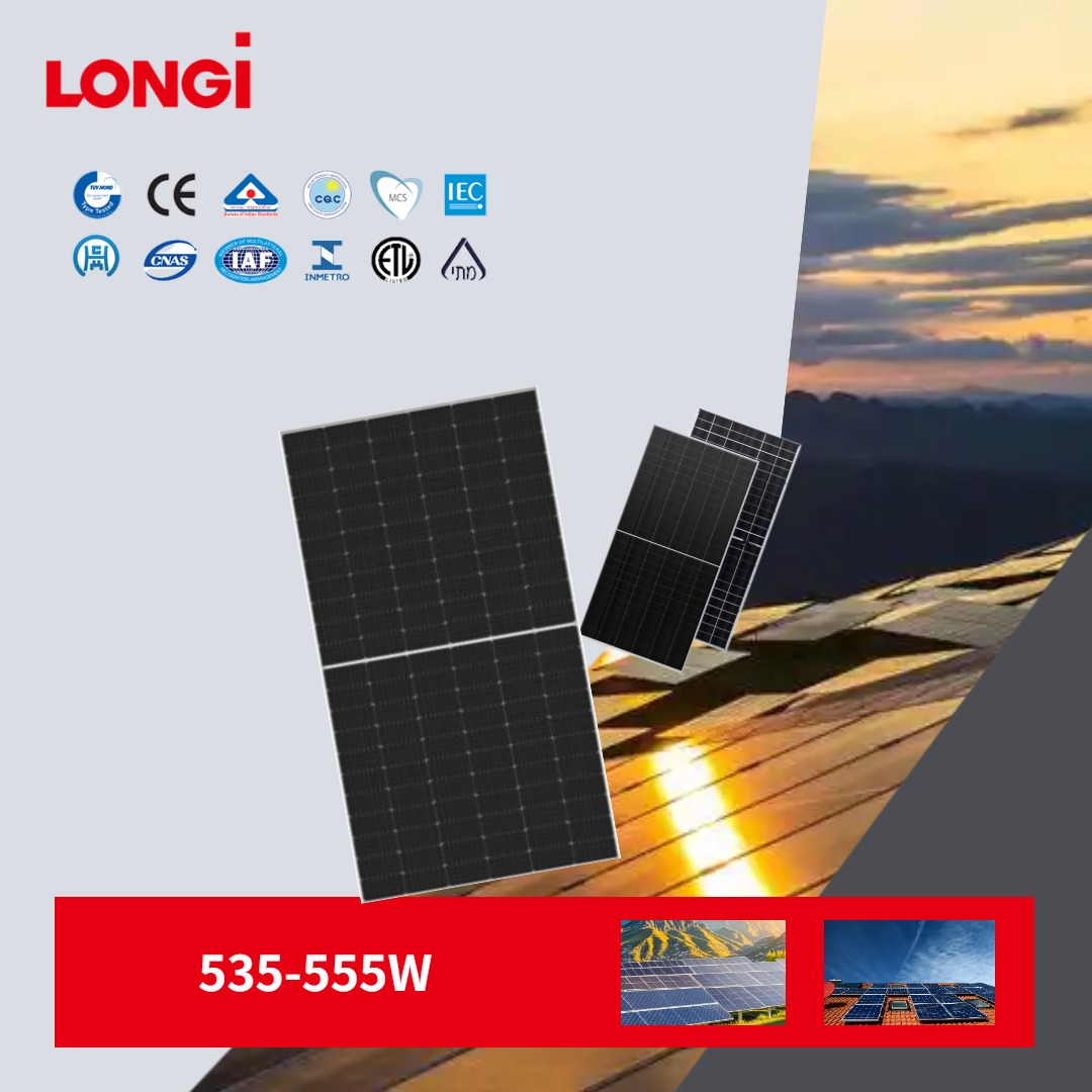 Longi solar LR5-72HBD 535W 540W 545W 550W 555W