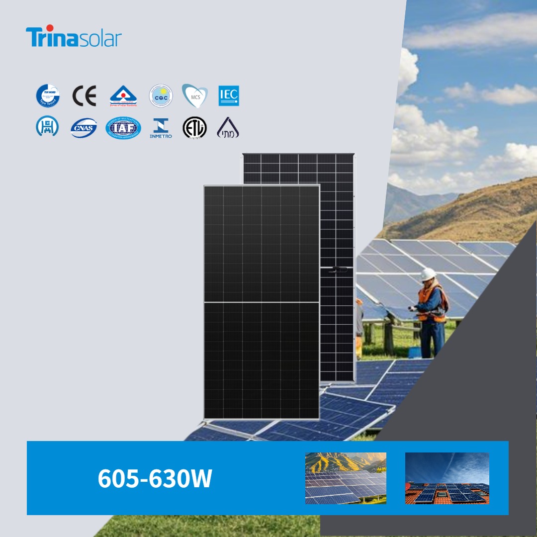 Trina Solar 605W 610W 615W 620W 625W 630W