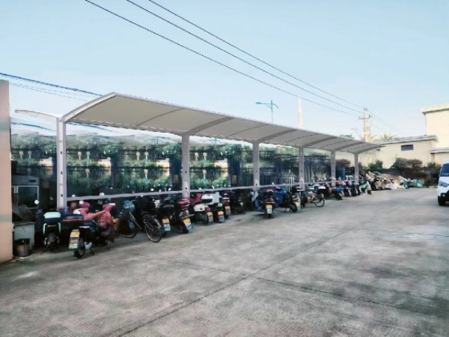 舟山景区汽车棚定制,汽车棚