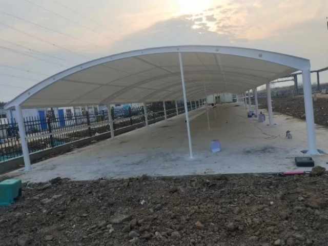 丽水工厂汽车棚设计,汽车棚