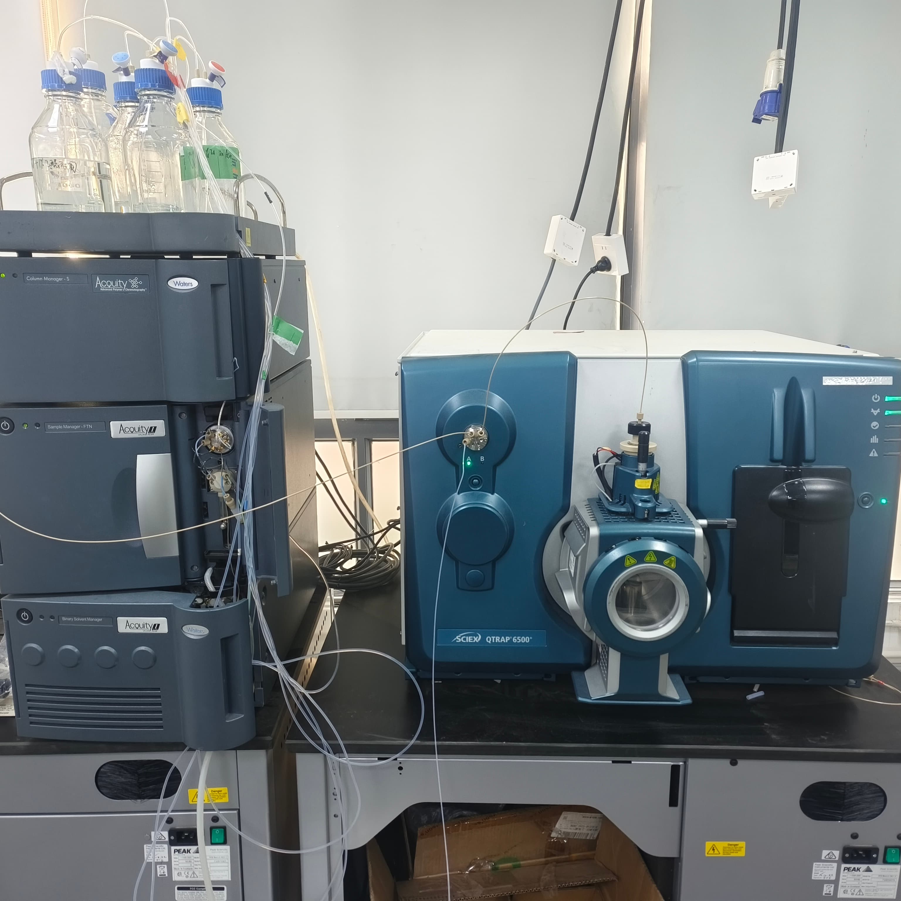 AB Sciex 6500+ Triple Quadrupole Mass Spectrometer & Waters