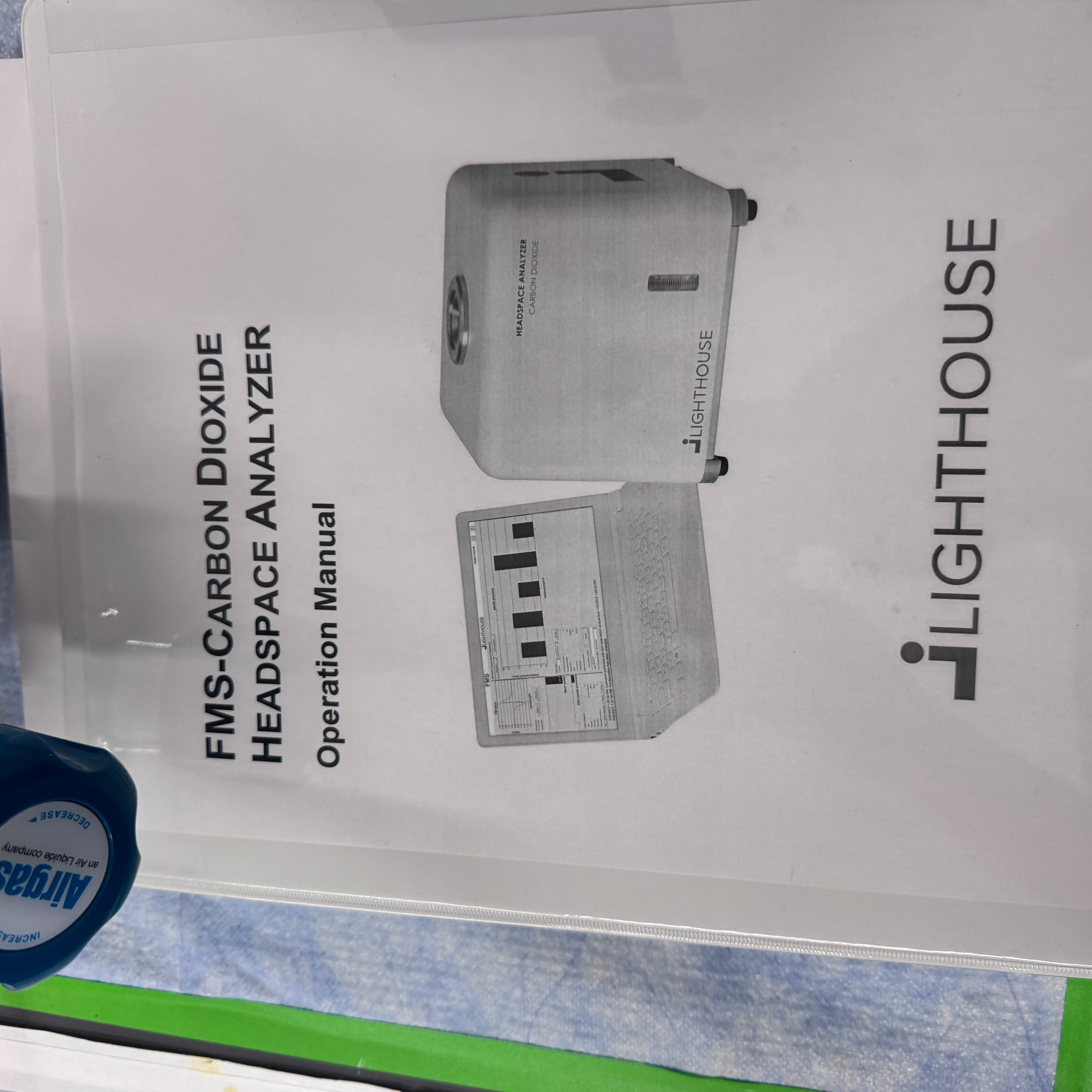 Lighthouse FMS-Carbon Dioxide Headspace Analyzer, with laptop and software