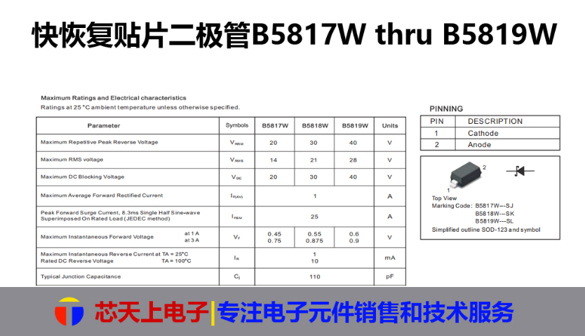 廣東SOT23貼片二極管原廠 深圳市芯天上電子科技供應(yīng)
