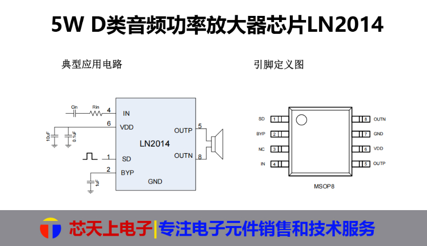 廣東LM4890S音頻功放芯片品牌 深圳市芯天上電子科技供應(yīng)