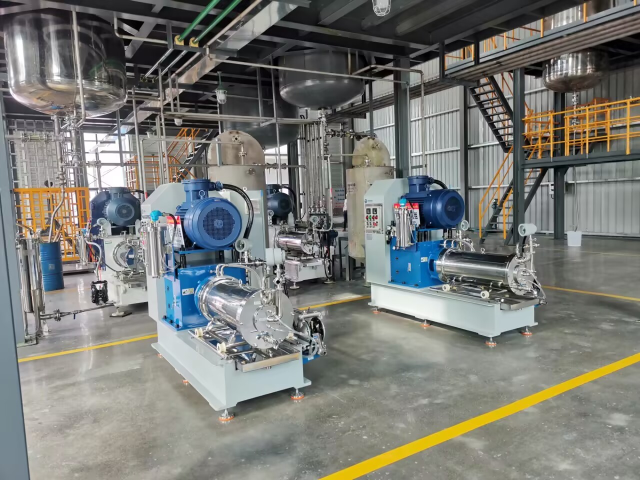 廣西客戶農藥懸浮劑行業高效盤式砂磨機應用案例