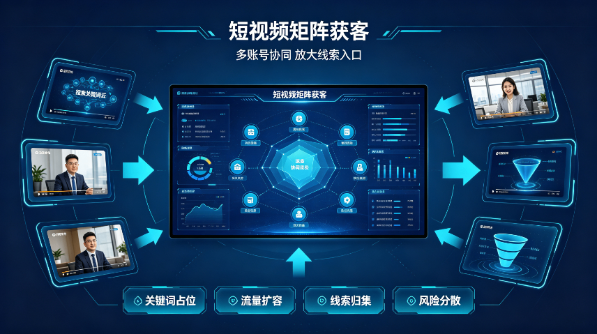 青岛代运营短视频矩阵获客哪家实力靠谱,短视频矩阵获客