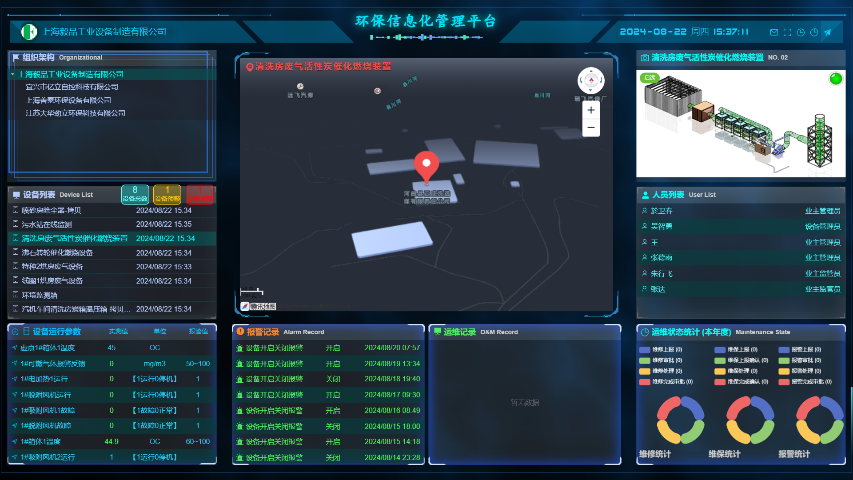 常州工况监管环保数字化管理平台