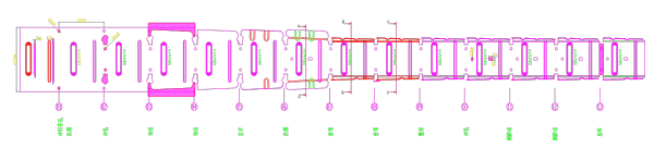 NISSAN L53H項目零件級進(jìn)模料帶