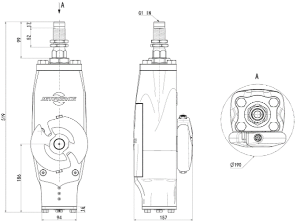 TC40/80 三維清洗噴頭