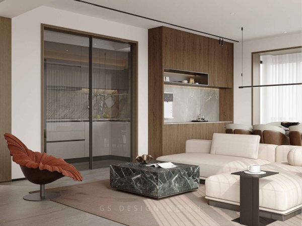 GS DESIGN 精装改造 | 方圆之中，几何之美，回归意式的自在优雅