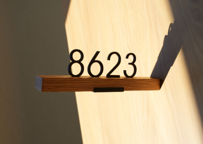 江蘇電子發光門牌設計效果,發光門牌