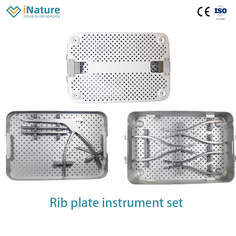 Fish Rib Instrument Rib Fracture Fixation Solution: Complete Rib Plate Instrument Set for ...