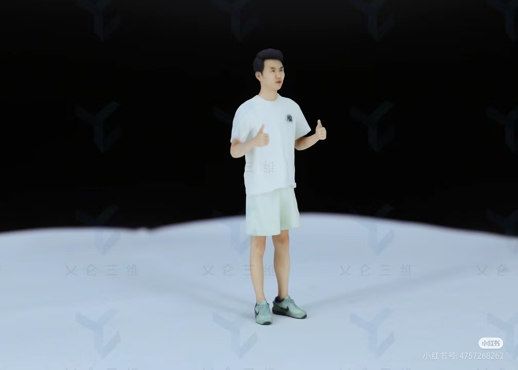 3D掃描技術攜手全彩3D打印，打造個性化真人手辦新風尚