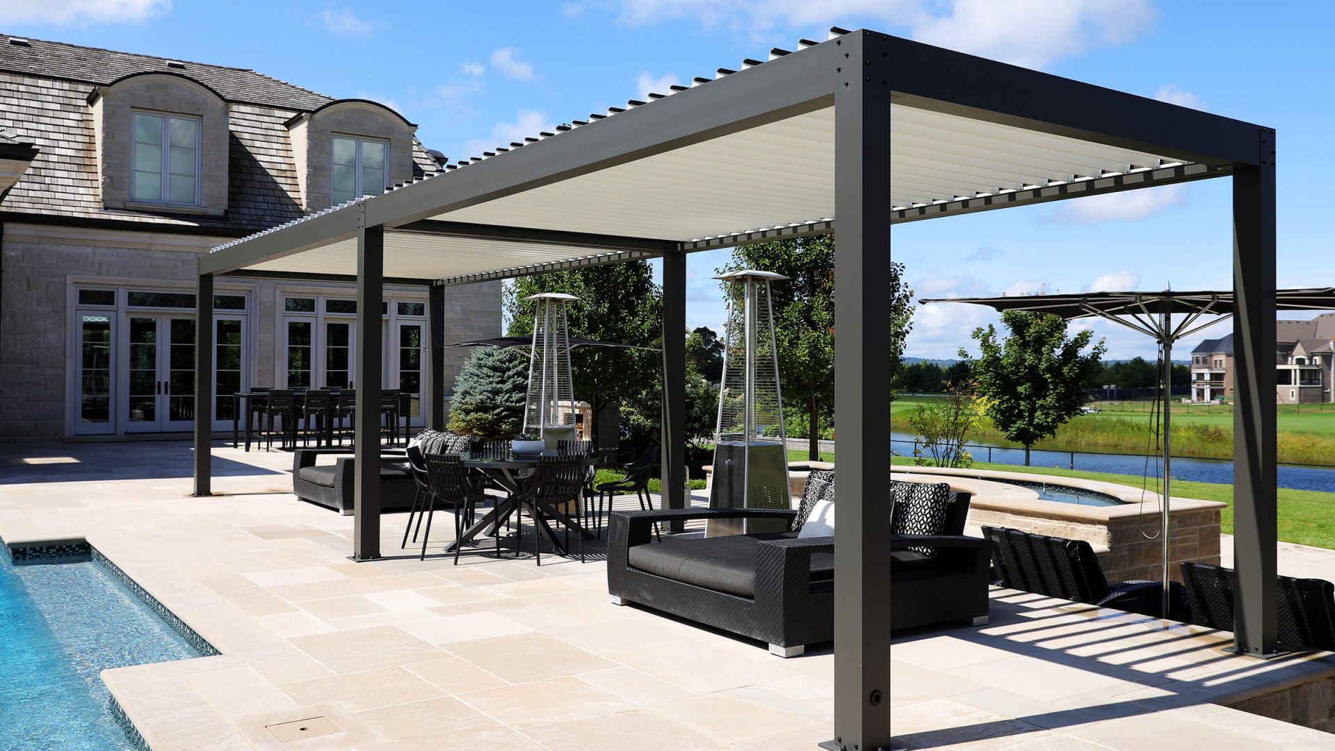 鋁合金涼亭的密封效果