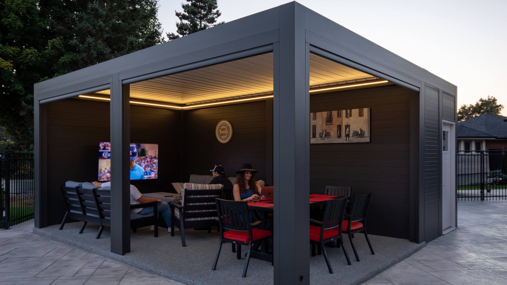 電動涼亭的排水效果怎么樣