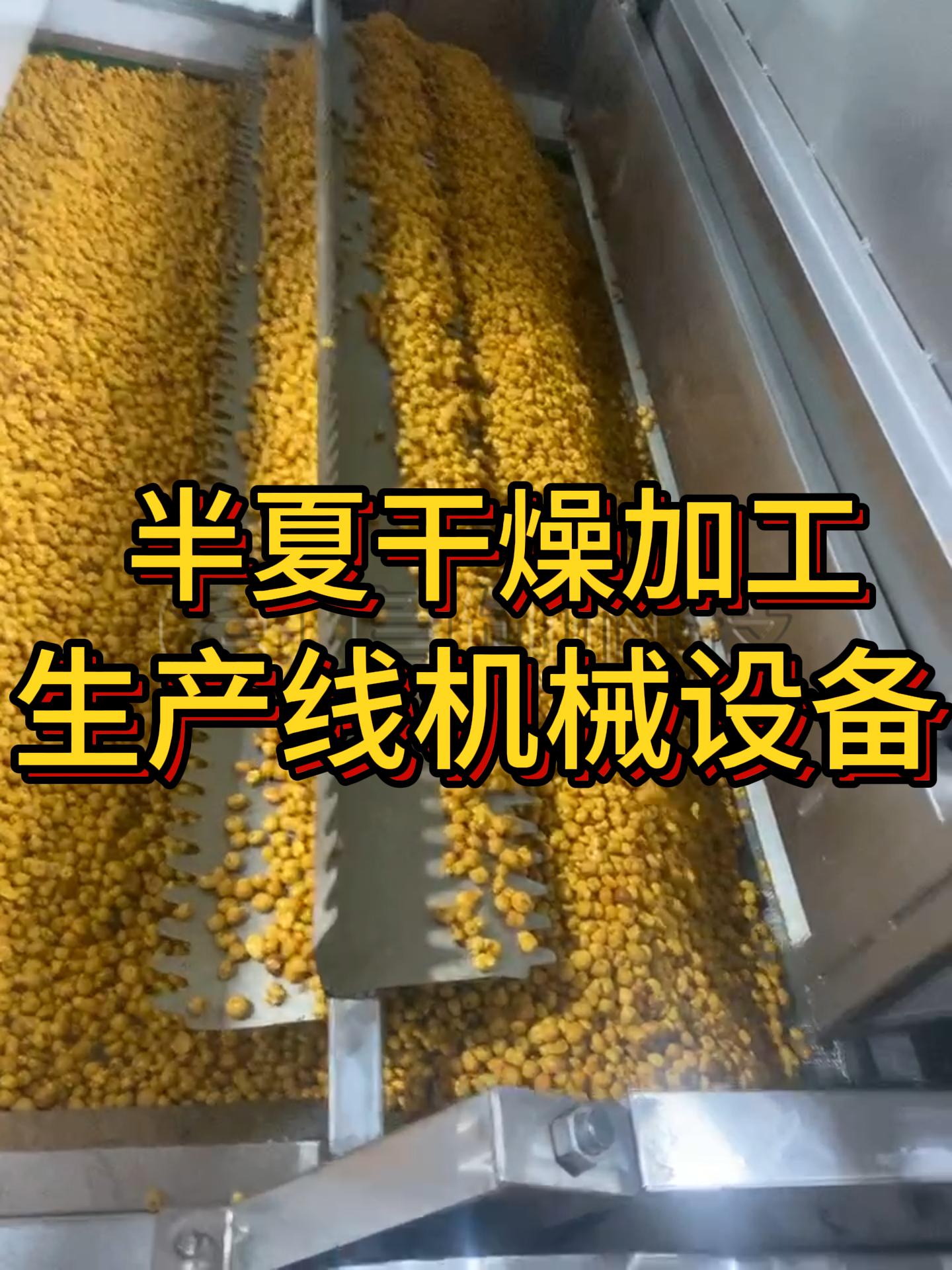 半夏烘干生產(chǎn)線設備