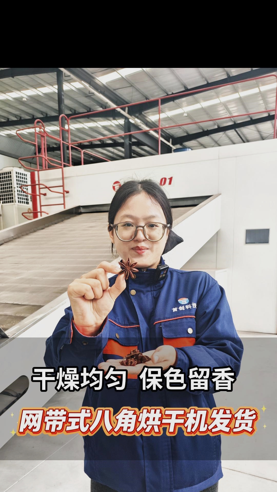 干燥不均，顏色發(fā)黑，香氣流失？網(wǎng)帶式八角烘干機(jī)助您突破三大重圍