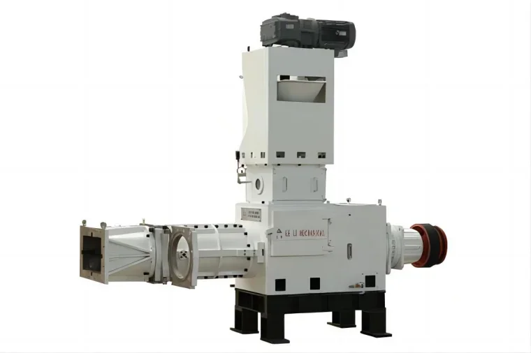 Vertical Single Screw Vacuum Brick Extruder