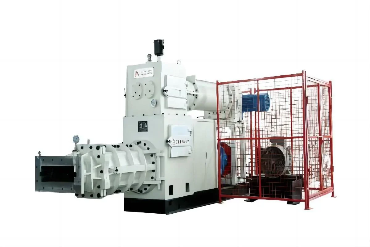 two-stage vacuum brick extruder machines