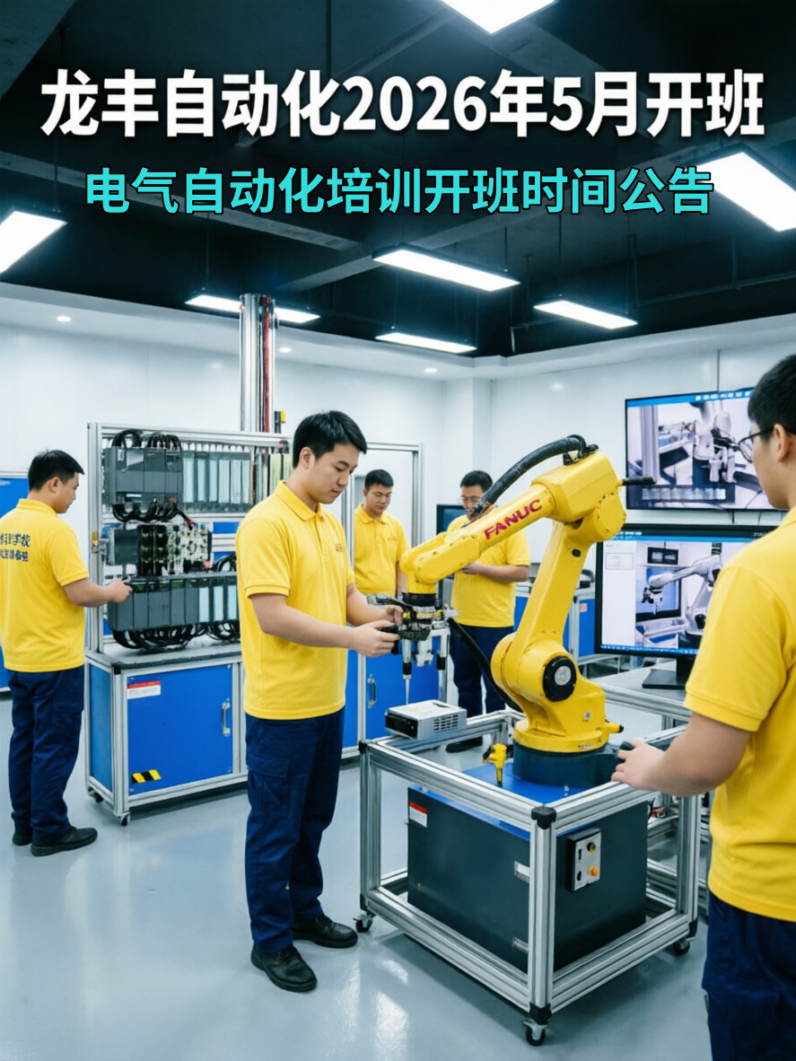 龙丰自动化培训5月开班时间公布