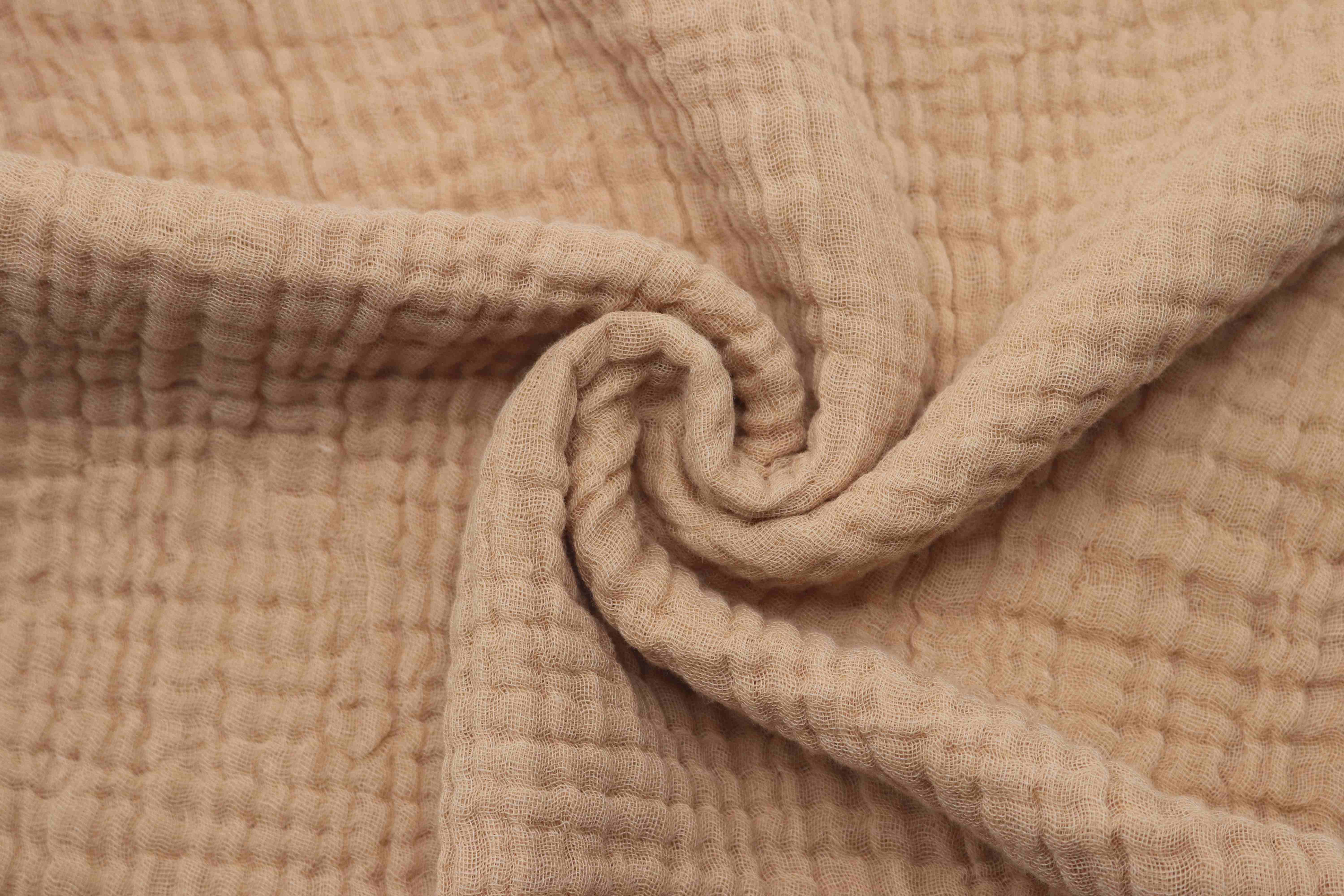 全棉双层染色皱布 皱感好 亲肤柔软细腻 A类