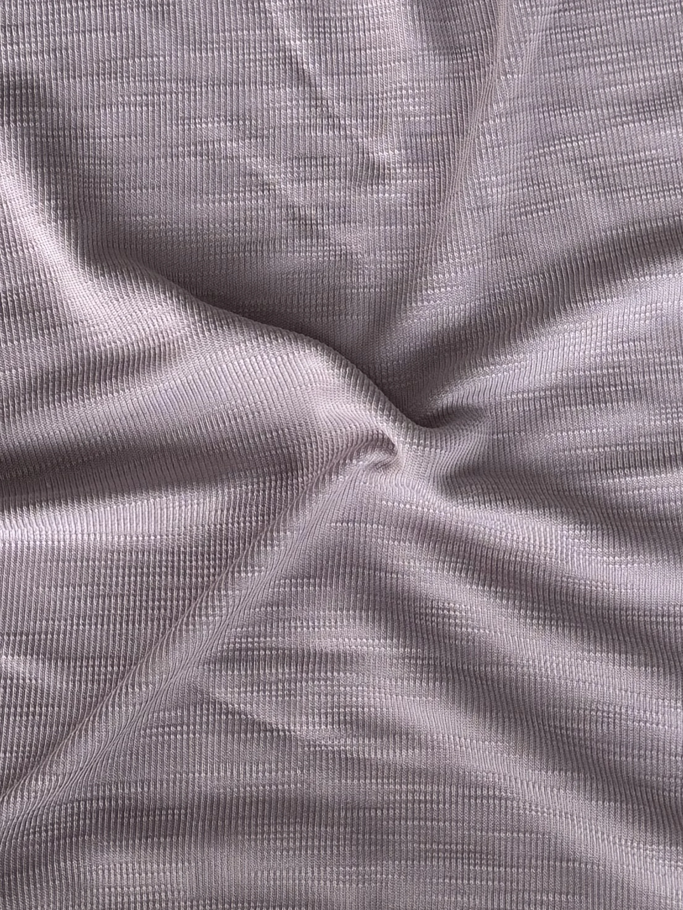 Slub Rib Taro-Purple Fine Slub Rib - Elegant Lightweight Knit Fabric