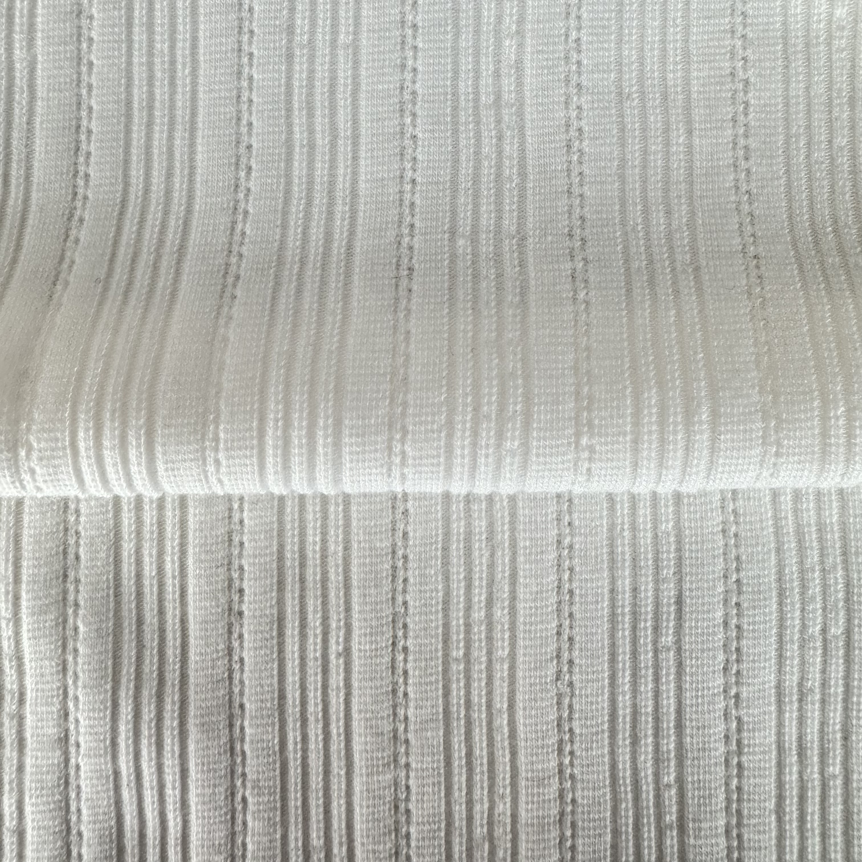 Wide Rib Knit Fabric: Bold Texture & Versatile Usage