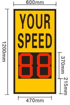 Radar Speed Display Sign
