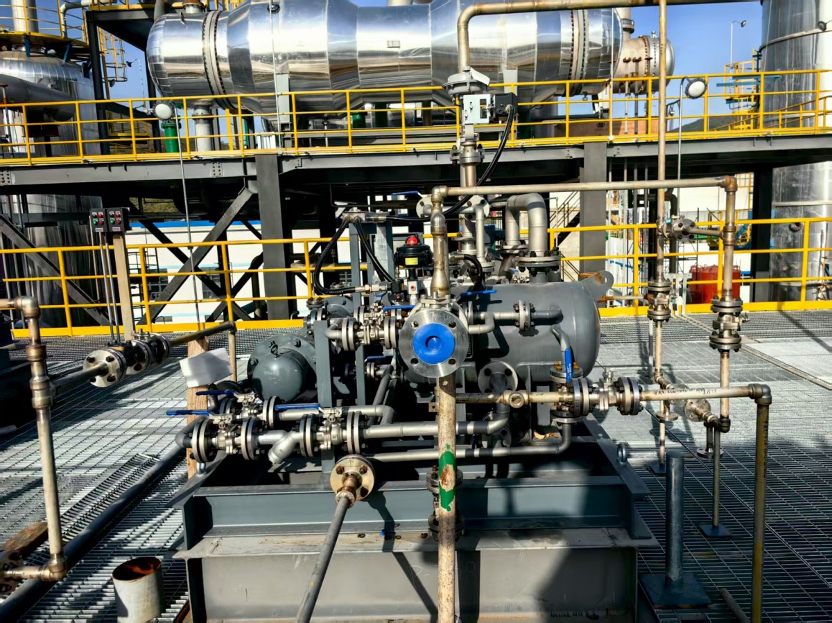 皖維高新材料股份有限公司新建20萬噸PVA項目使用的真空機組圖片