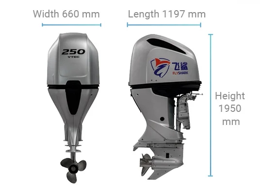 300-horsepower electric outboard motor 300-horsepower electric outboard motor