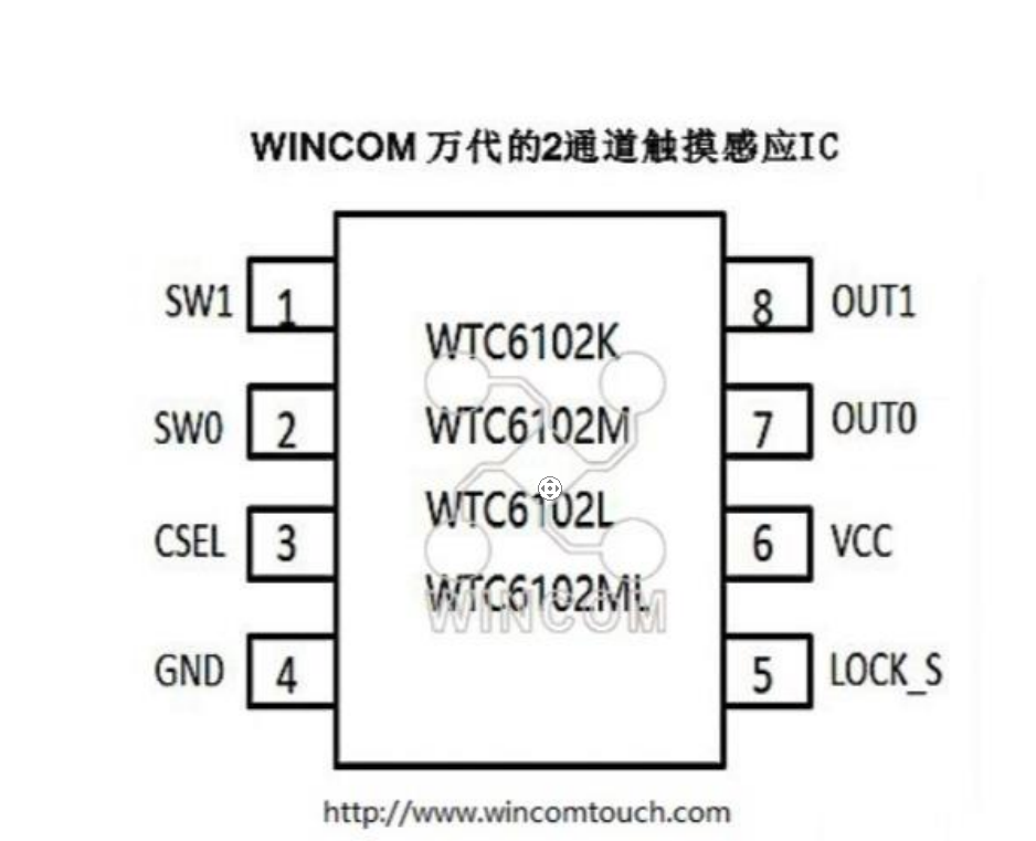 WTC6102K引腳圖