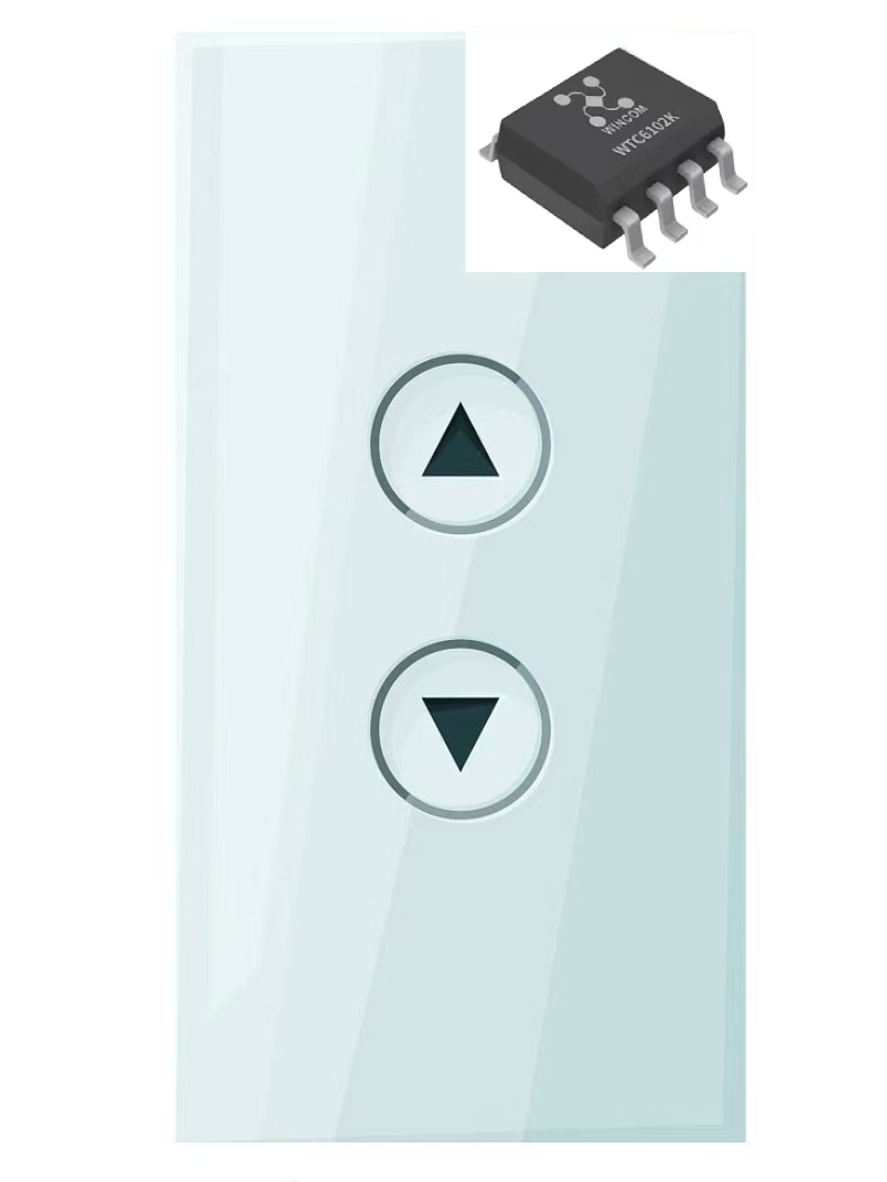 運(yùn)用WTC6102K的電梯按鈕圖
