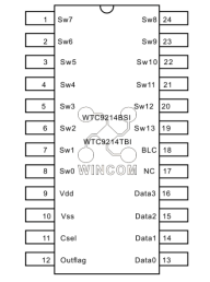 WTC9214BSI引腳圖