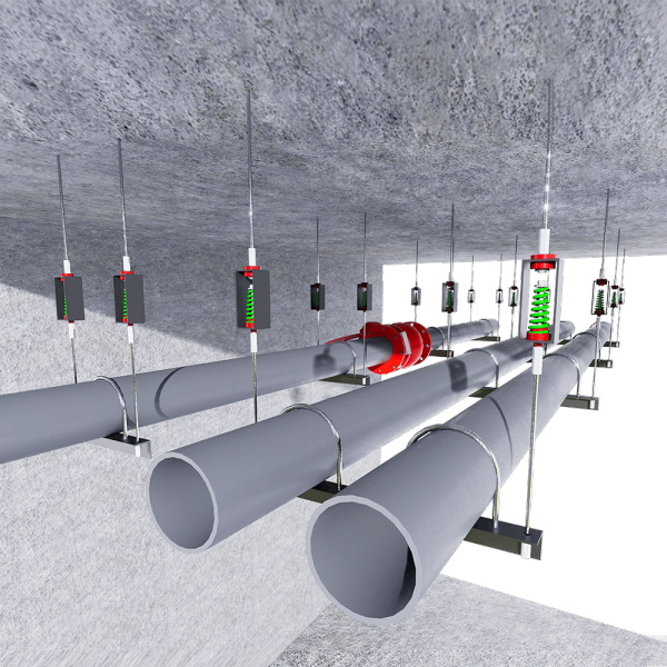 吊裝管道減振工藝