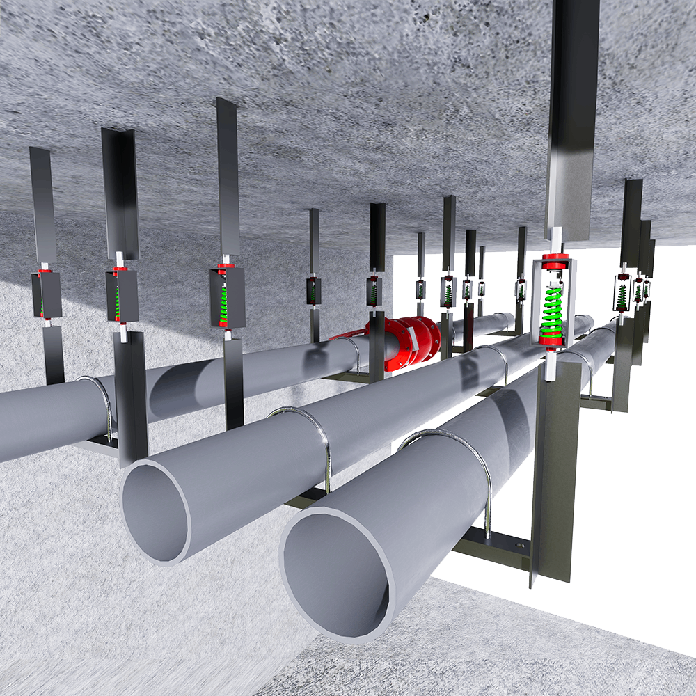 吊裝管道減振工藝