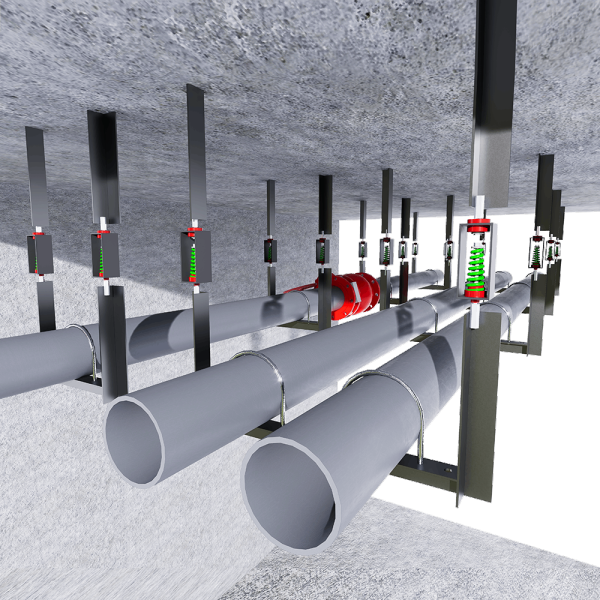 吊裝管道減振工藝