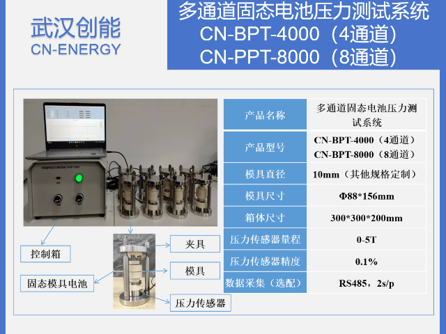 南昌锂电池加压测试公司推荐 欢迎咨询 武汉创能新能源科技供应