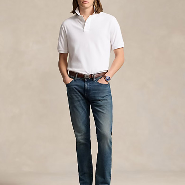 all fits mesh polo shirt for men
