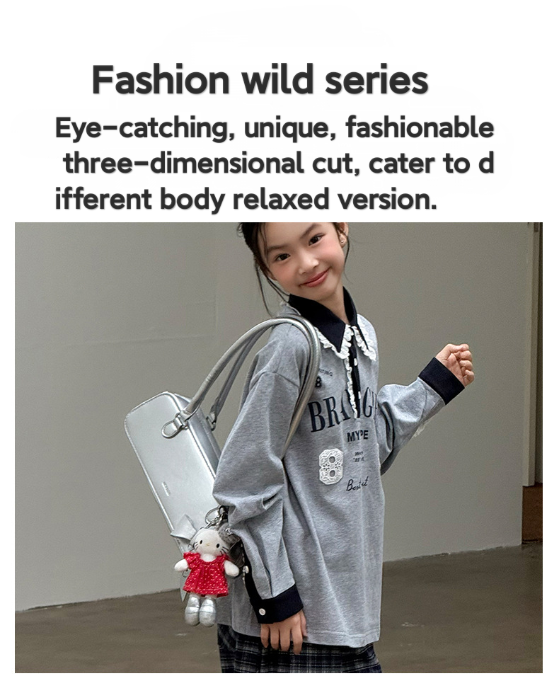 sweet grey polo shirt for girls
sweet grey polo shirt for girls