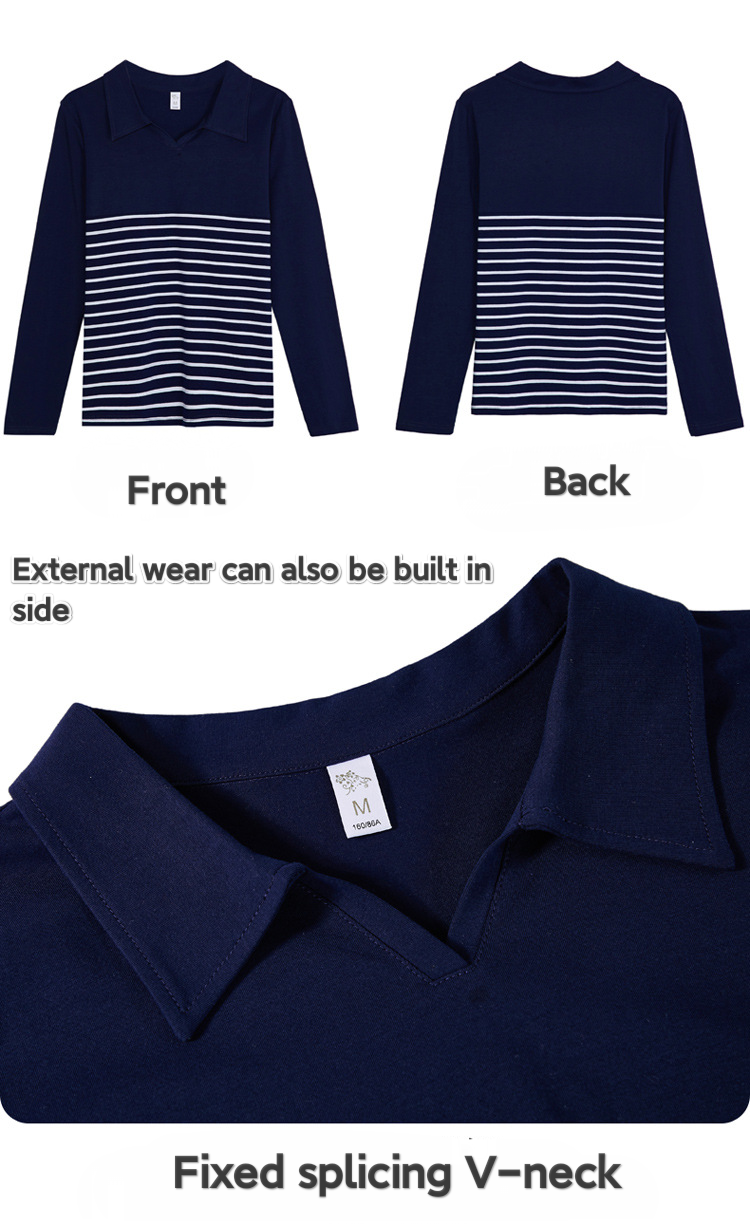 long-sleeved cotton Polo shirt