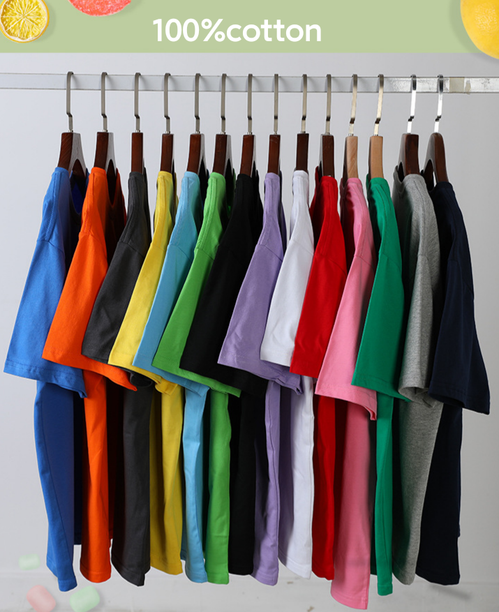 children's loose round-neck short-sleeved t-shirt
