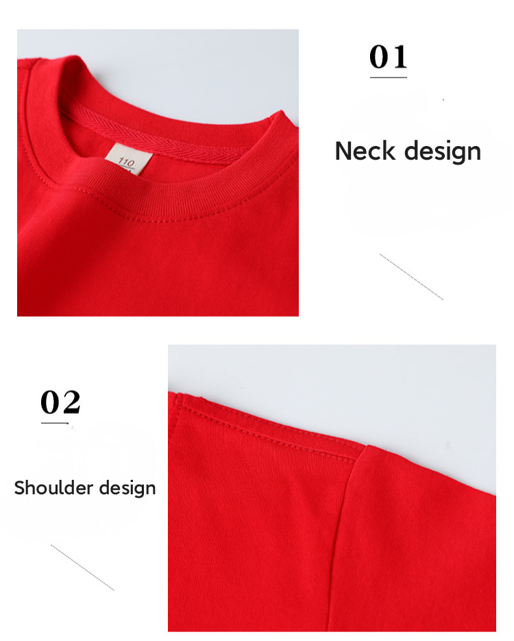 children's loose round-neck short-sleeved t-shirt
