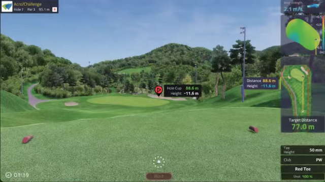 江蘇多功能模擬高爾夫尺寸 高博斯武漢科技供應(yīng)