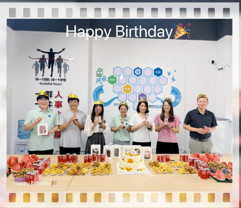生辰相聚，，，，，，温暖同业｜钧卓7月月度员工生日聚餐会圆满实现