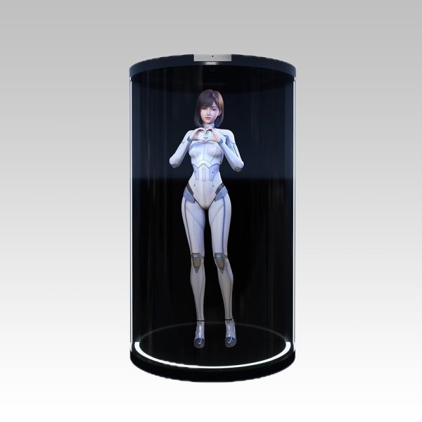 75寸 AI數(shù)字人全息艙知識(shí)問(wèn)答機(jī)