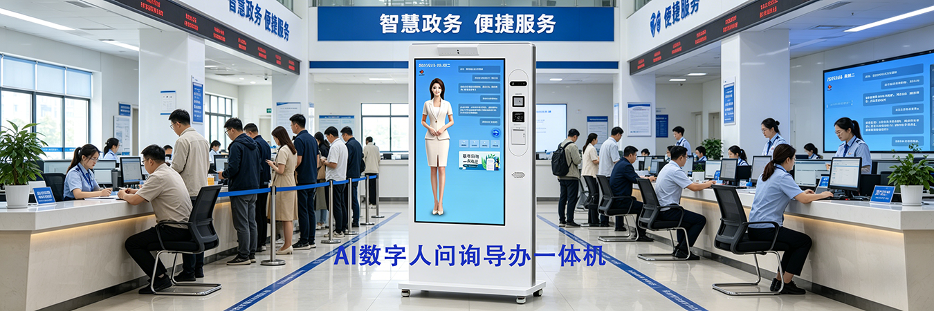 為什么各行業都在選用 AI數字人智能導辦排隊一體機